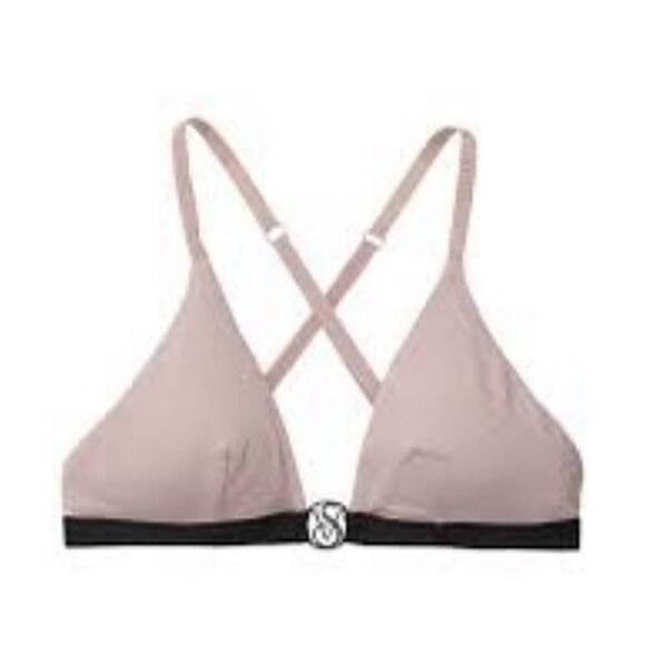 Victorias Secret Swim Wild Wanderer Bralette Bikini top and Bottom Set Mauve - Picture 4 of 10